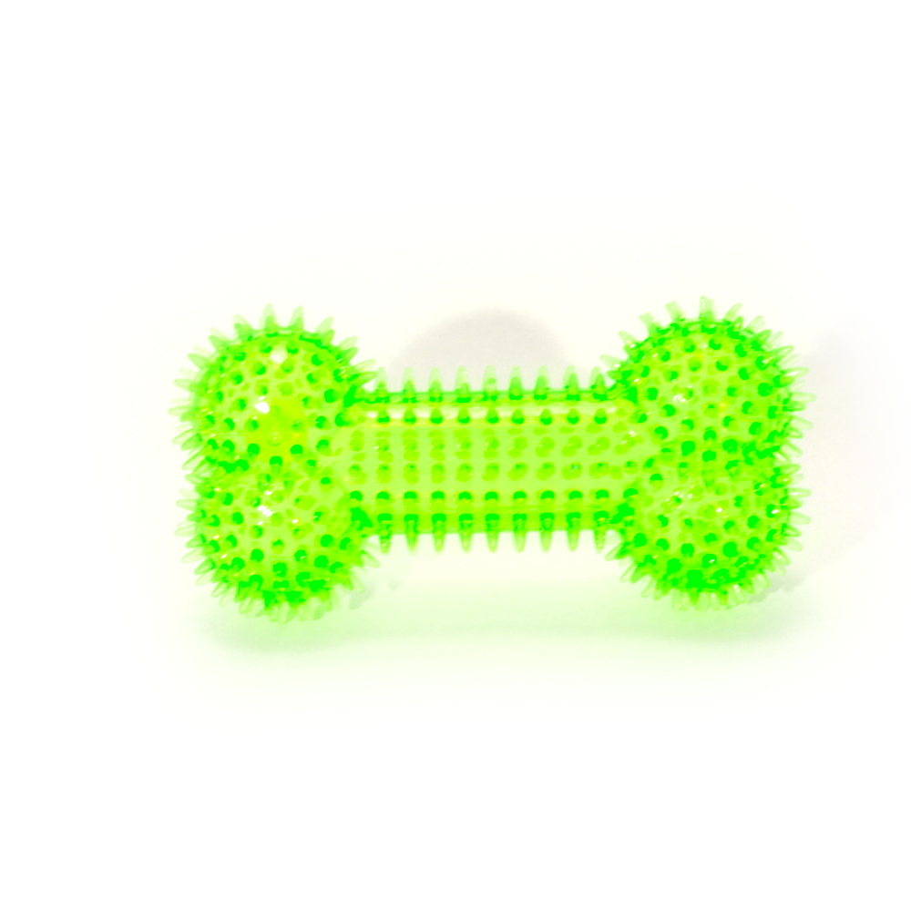 Silicon Bone Toy with Spikes